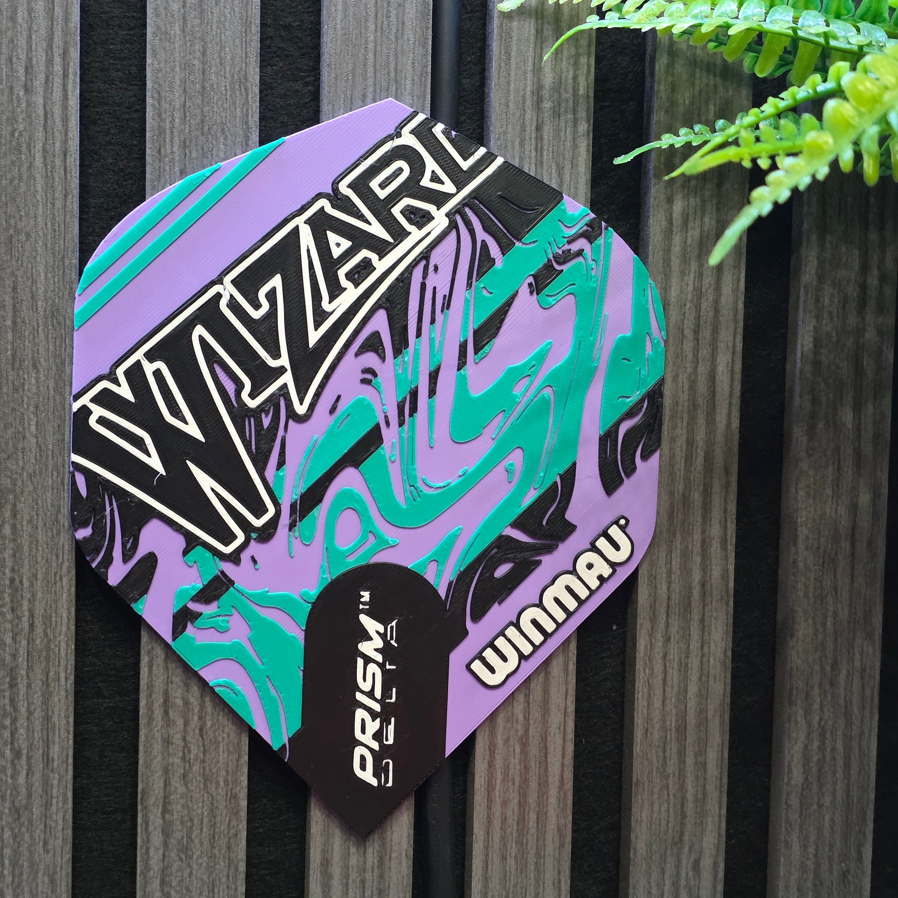 3D Printed Dart Flight Wall Art Home Decor