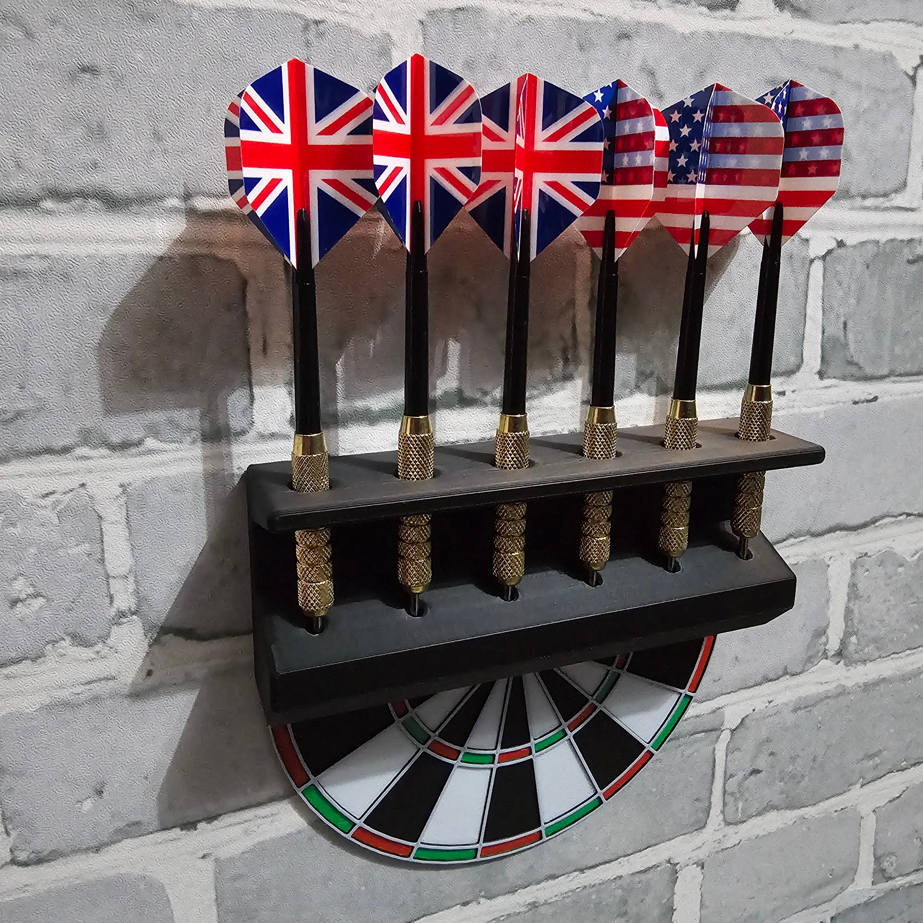 3D Printed Darts Holders - Different Styles Available - Desk and Wall Mounted