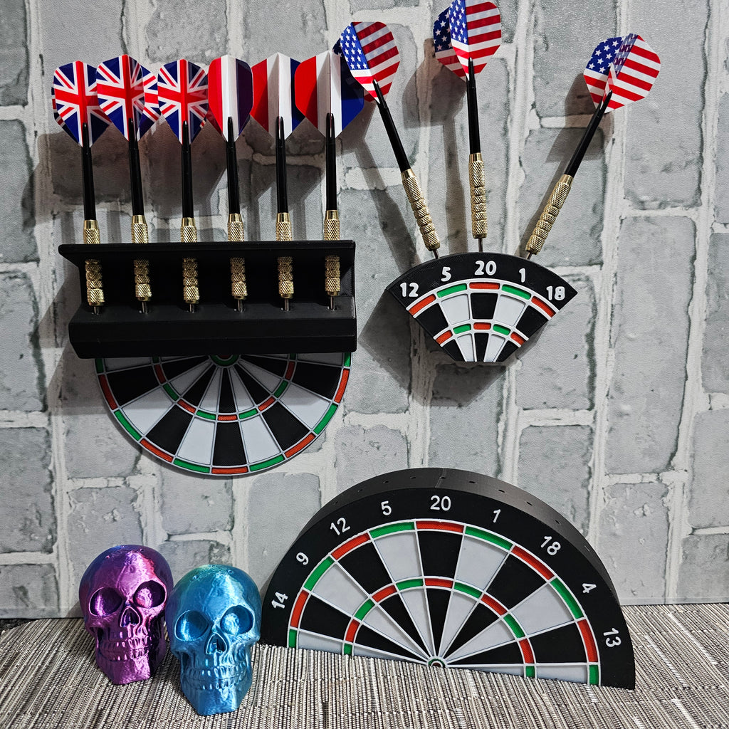 3D Printed Darts Holders - Different Styles Available - Desk and Wall Mounted