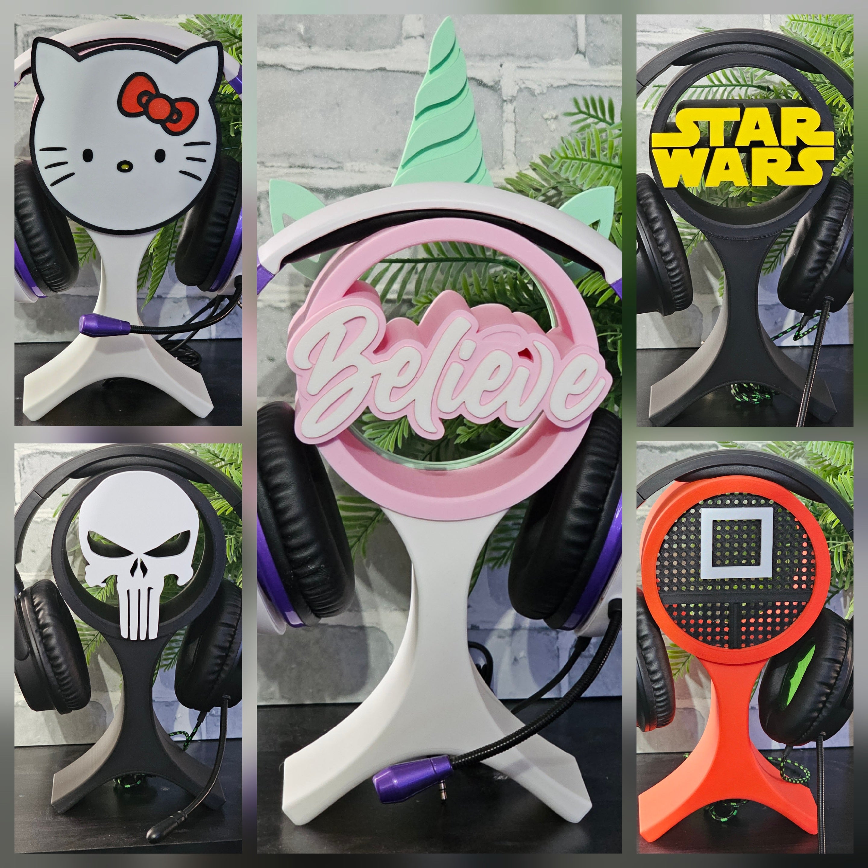 Headset/Headphone Holder Display Stand