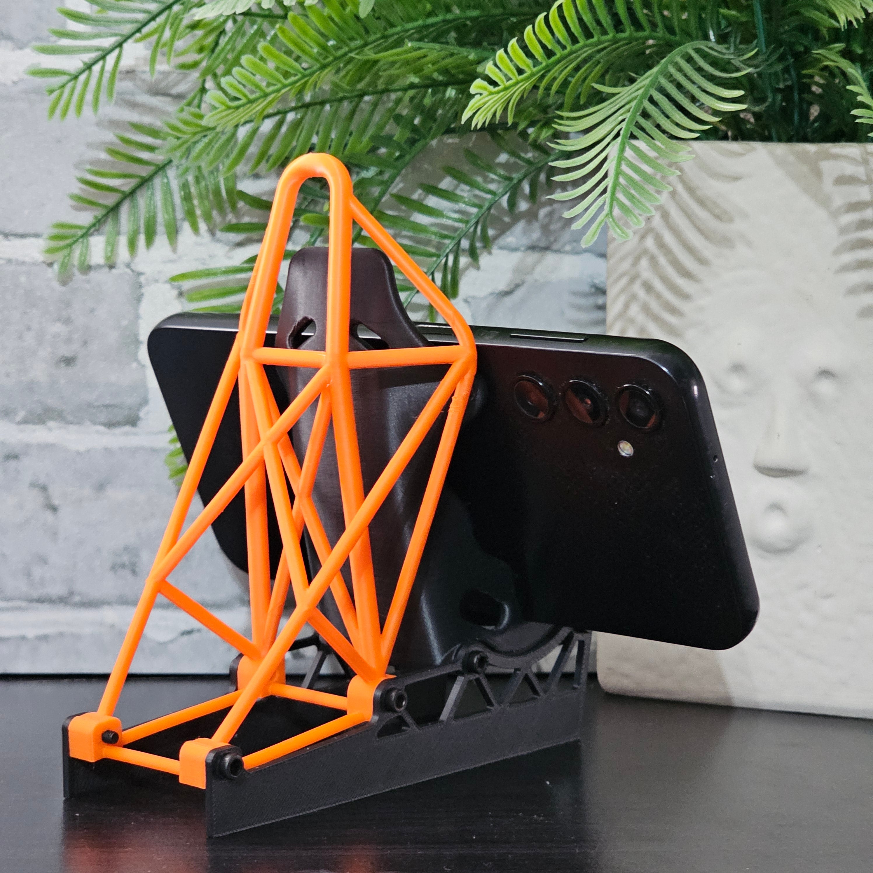 Desktop Racing Seat Mobile Phone Display  Stand - Many Colours To Choose