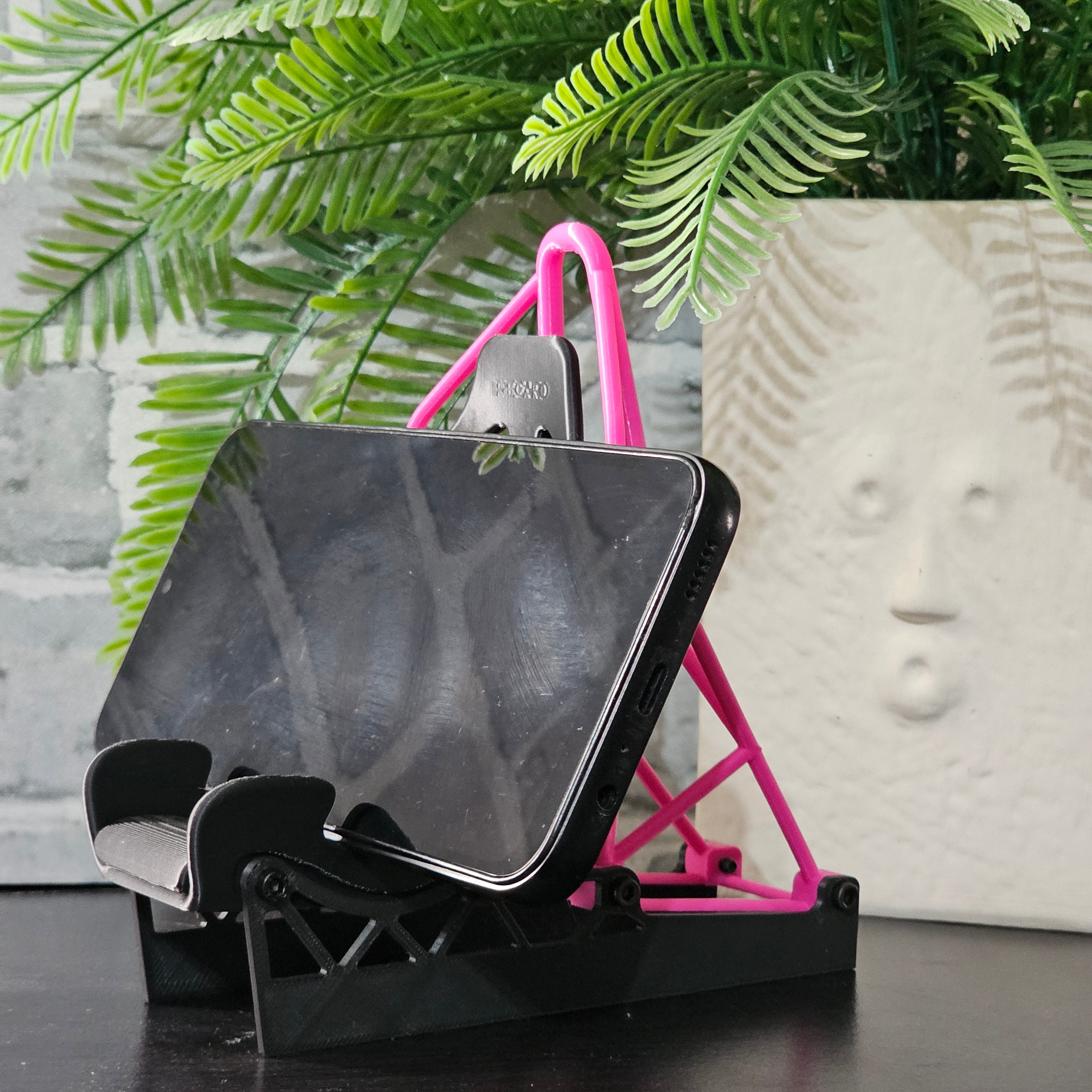 Desktop Racing Seat Mobile Phone Display  Stand - Many Colours To Choose