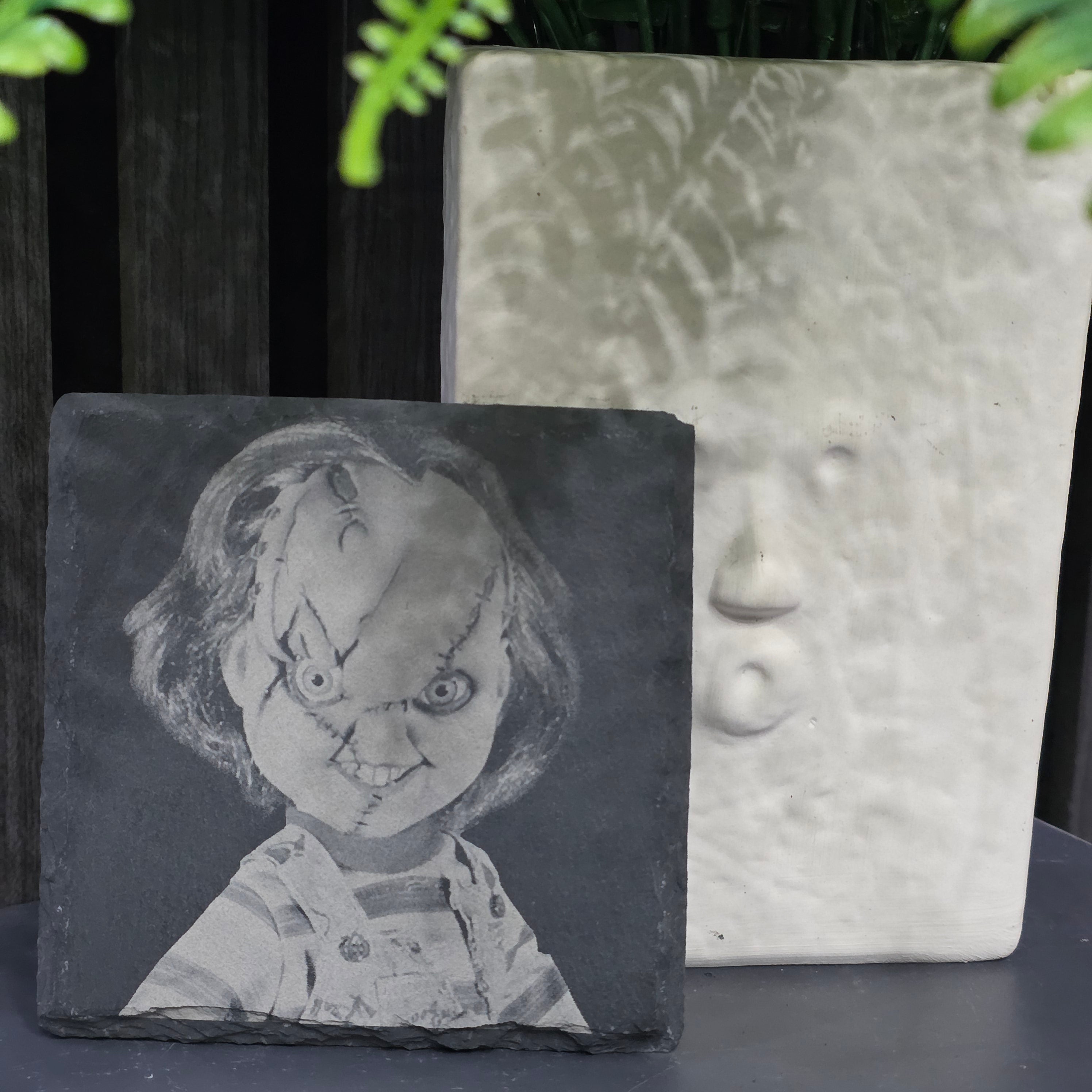 Horror Character Slate Coasters - Perfect Gift For Horror Movie Fans