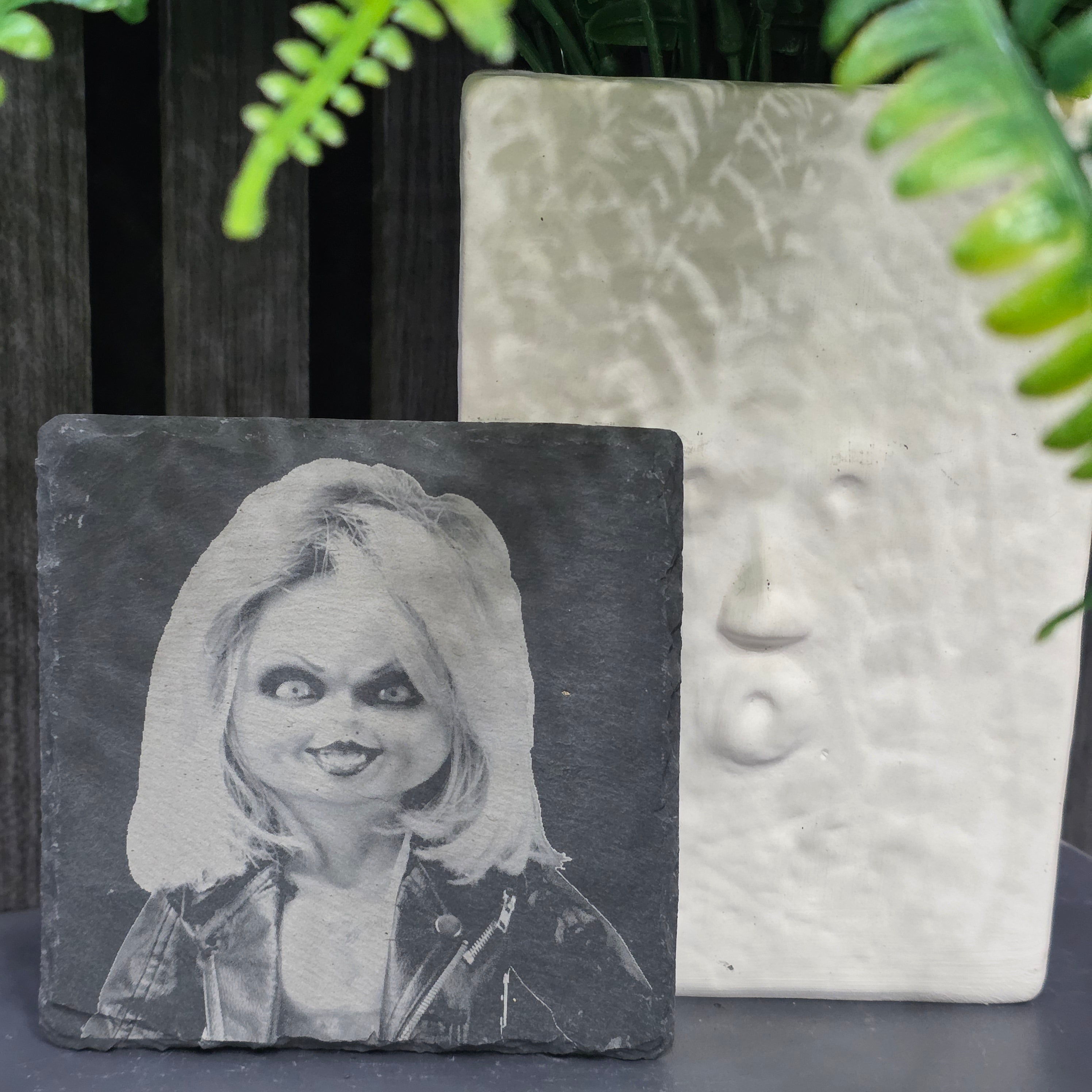 Horror Character Slate Coasters - Perfect Gift For Horror Movie Fans