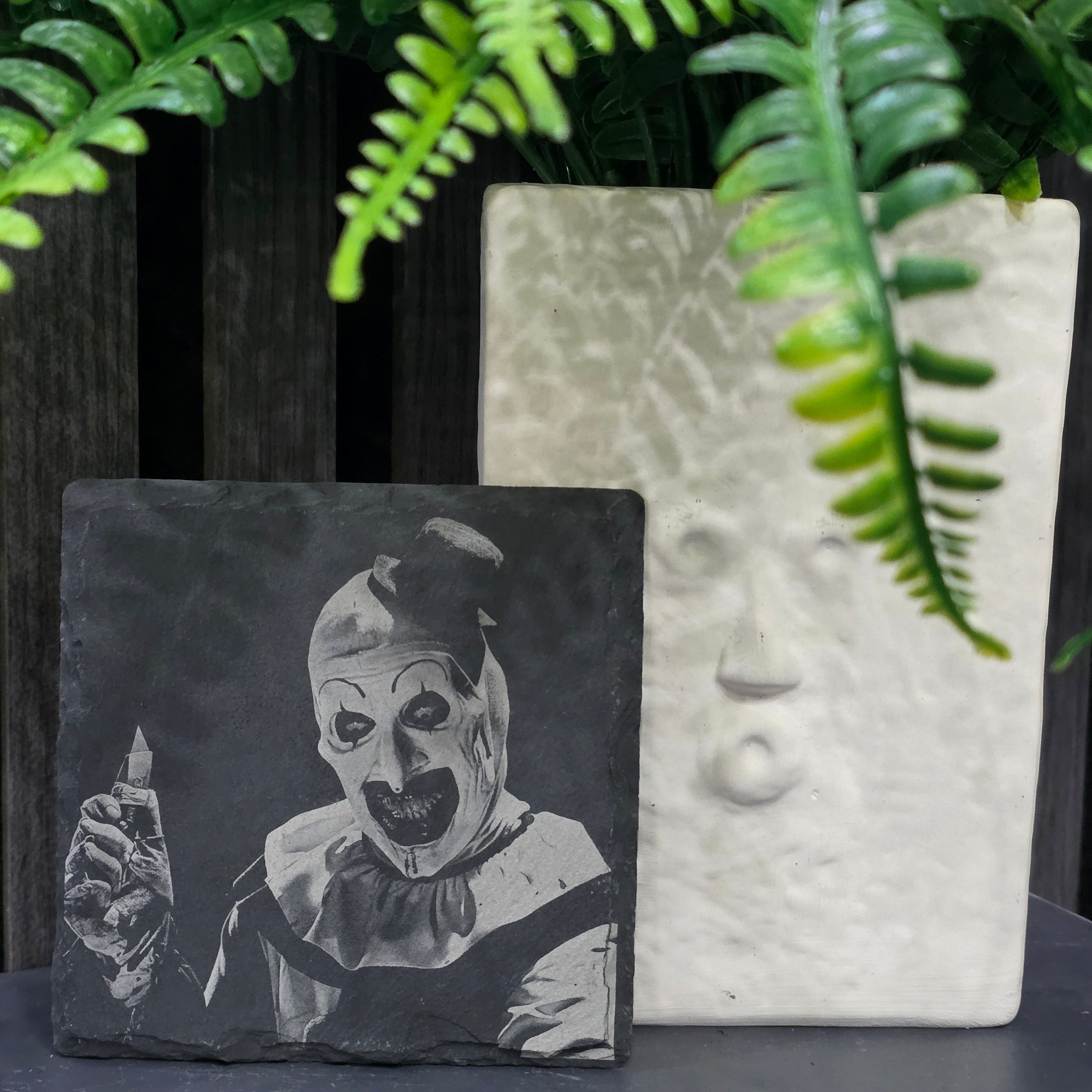 Horror Character Slate Coasters - Perfect Gift For Horror Movie Fans