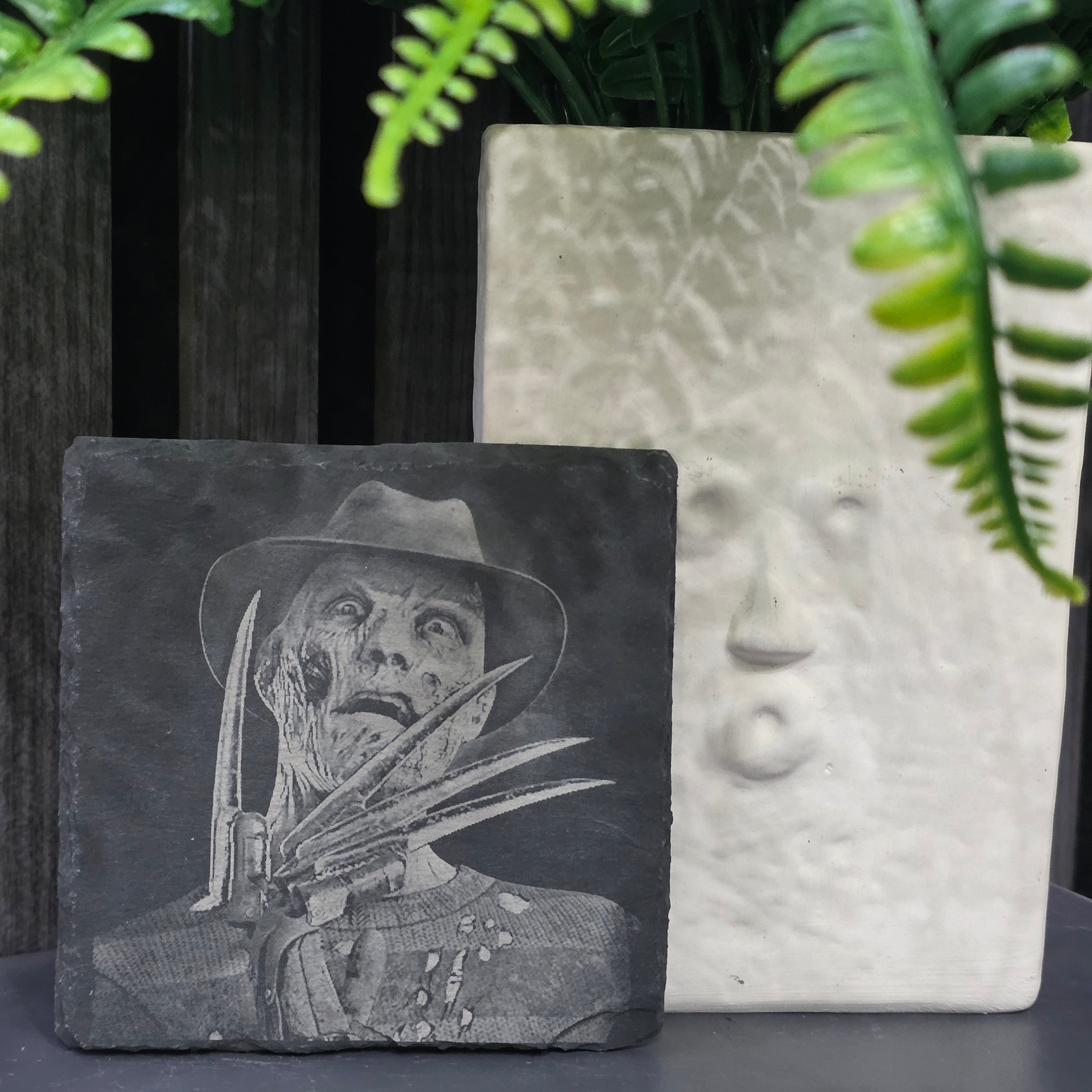 Horror Character Slate Coasters - Perfect Gift For Horror Movie Fans
