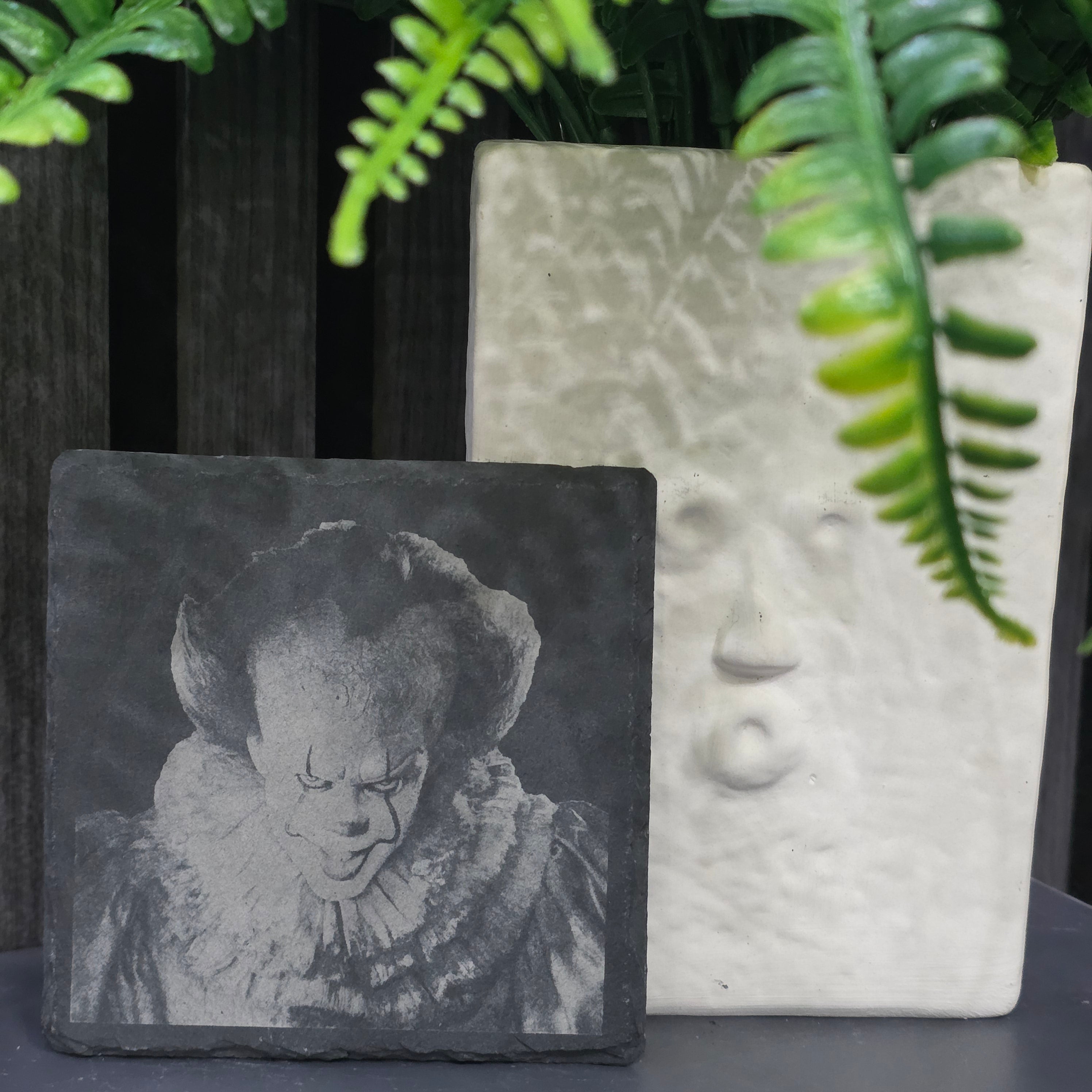 Horror Character Slate Coasters - Perfect Gift For Horror Movie Fans