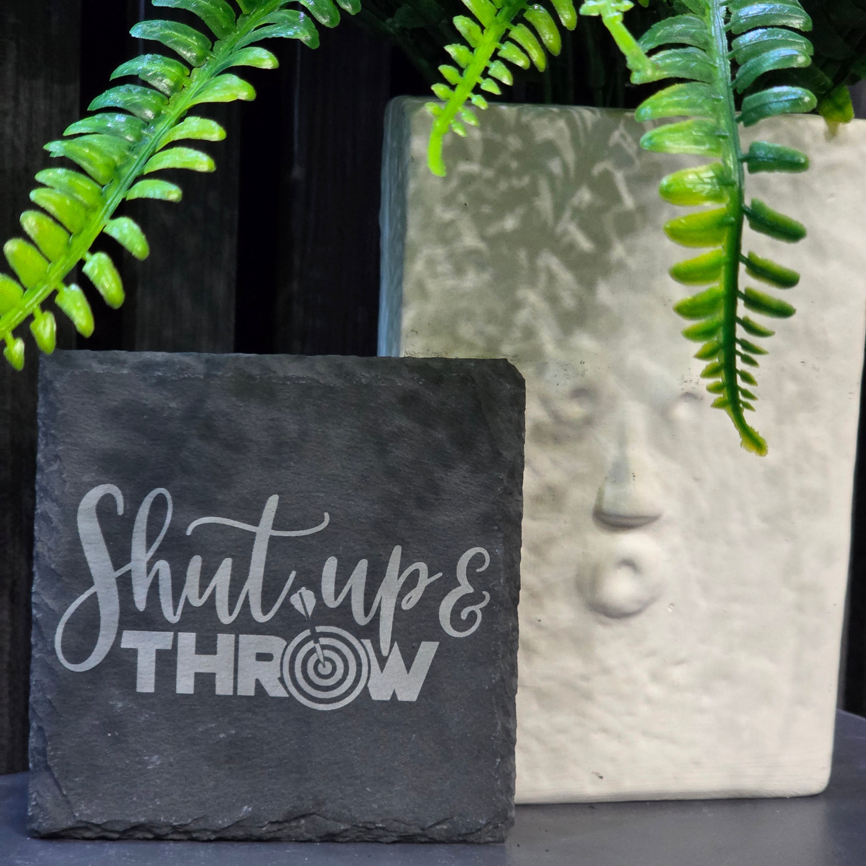 Darts Inspired Slate Coasters - Elegant Coasters For Home Decor Perfect Gift Ideal For Darts Fans