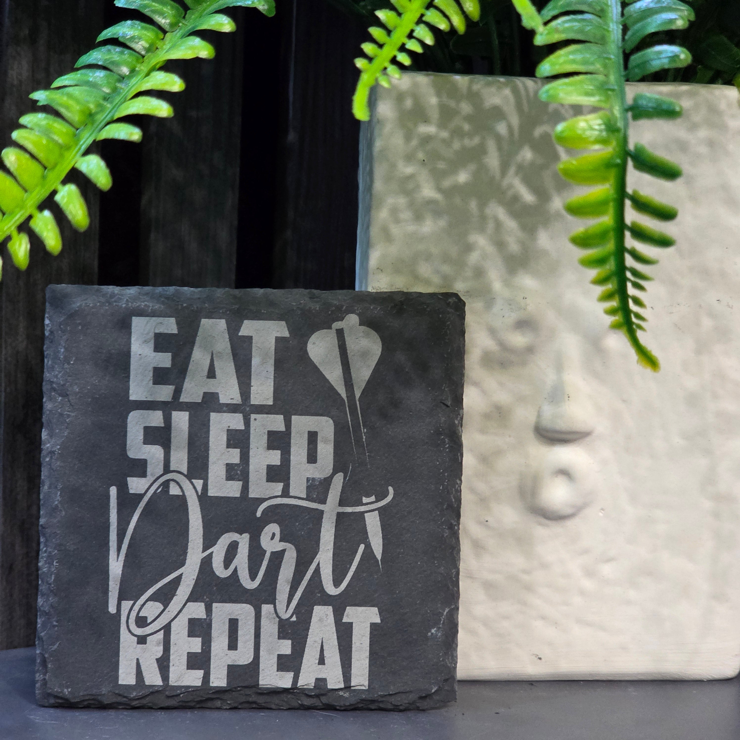 Darts Inspired Slate Coasters - Elegant Coasters For Home Decor Perfect Gift Ideal For Darts Fans