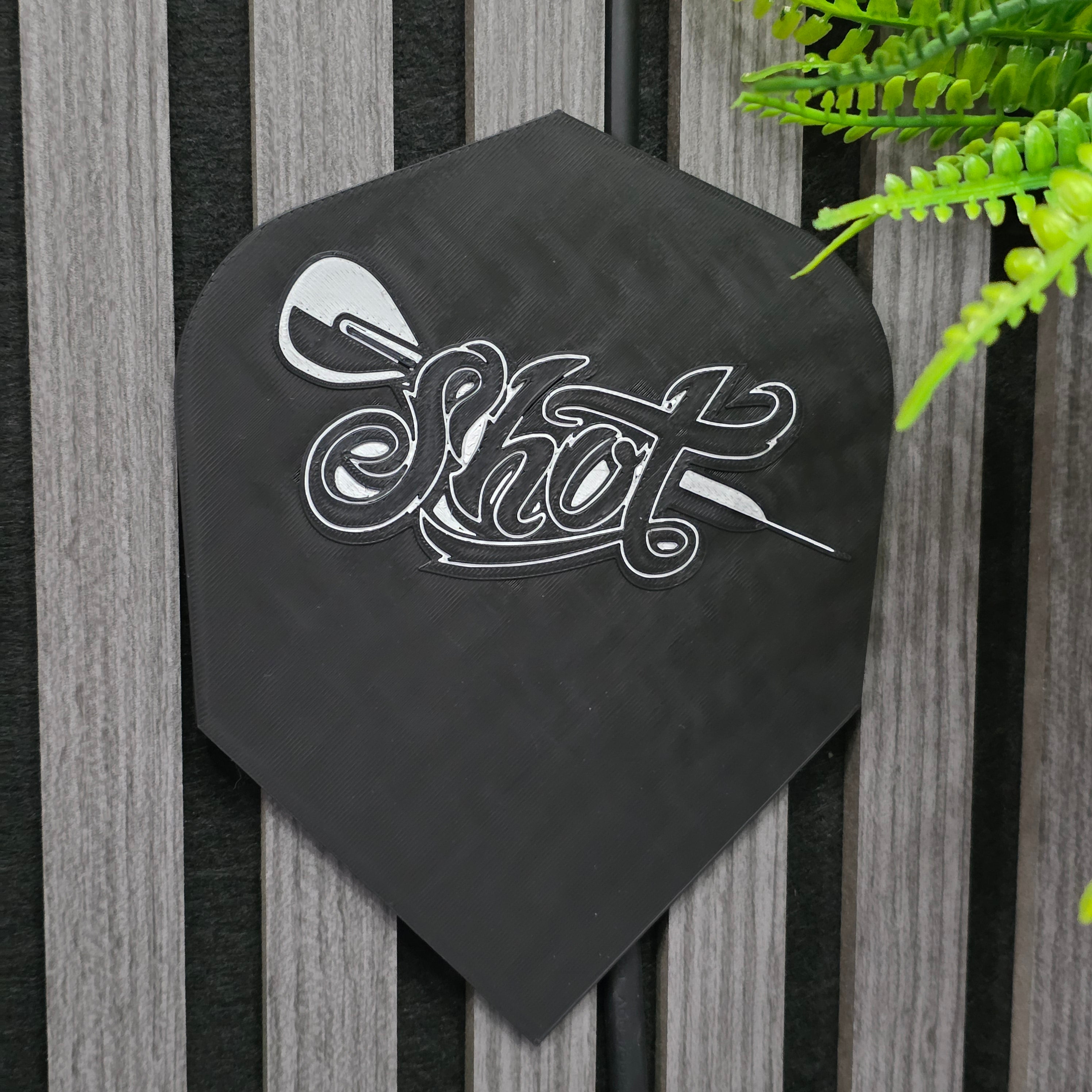 3D Printed Dart Flight Wall Art Home Decor