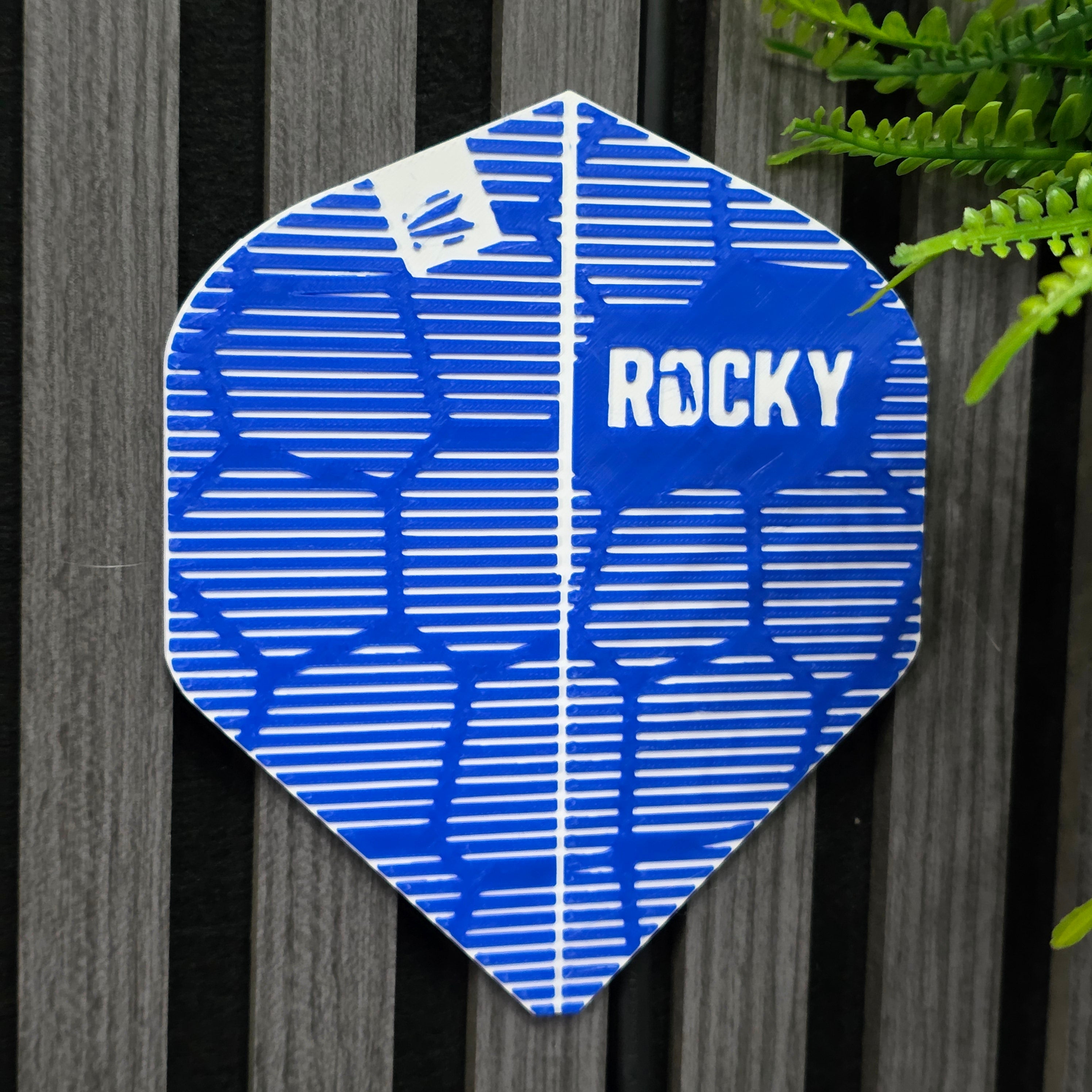 3D Printed Dart Flight Wall Art Home Decor