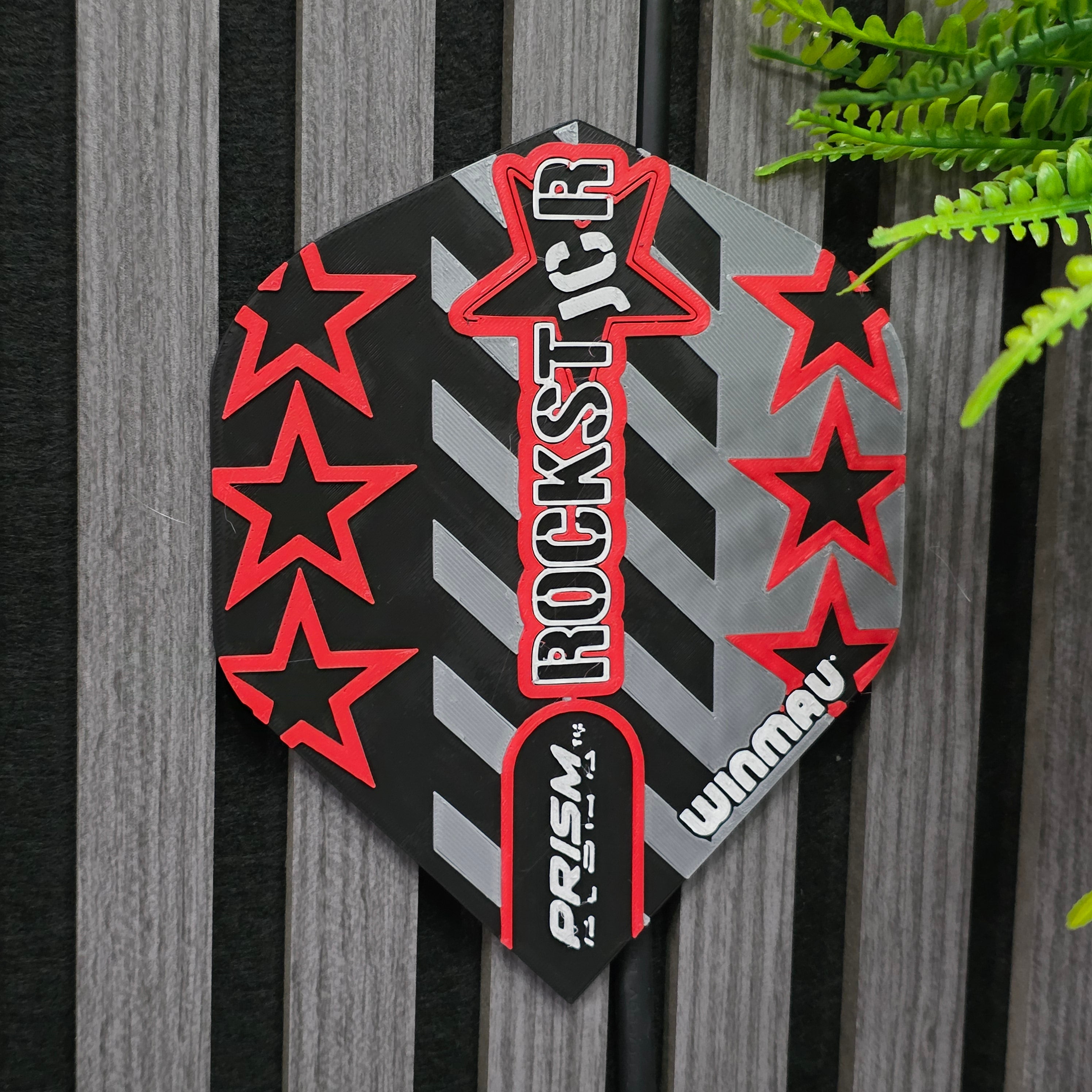 3D Printed Dart Flight Wall Art Home Decor