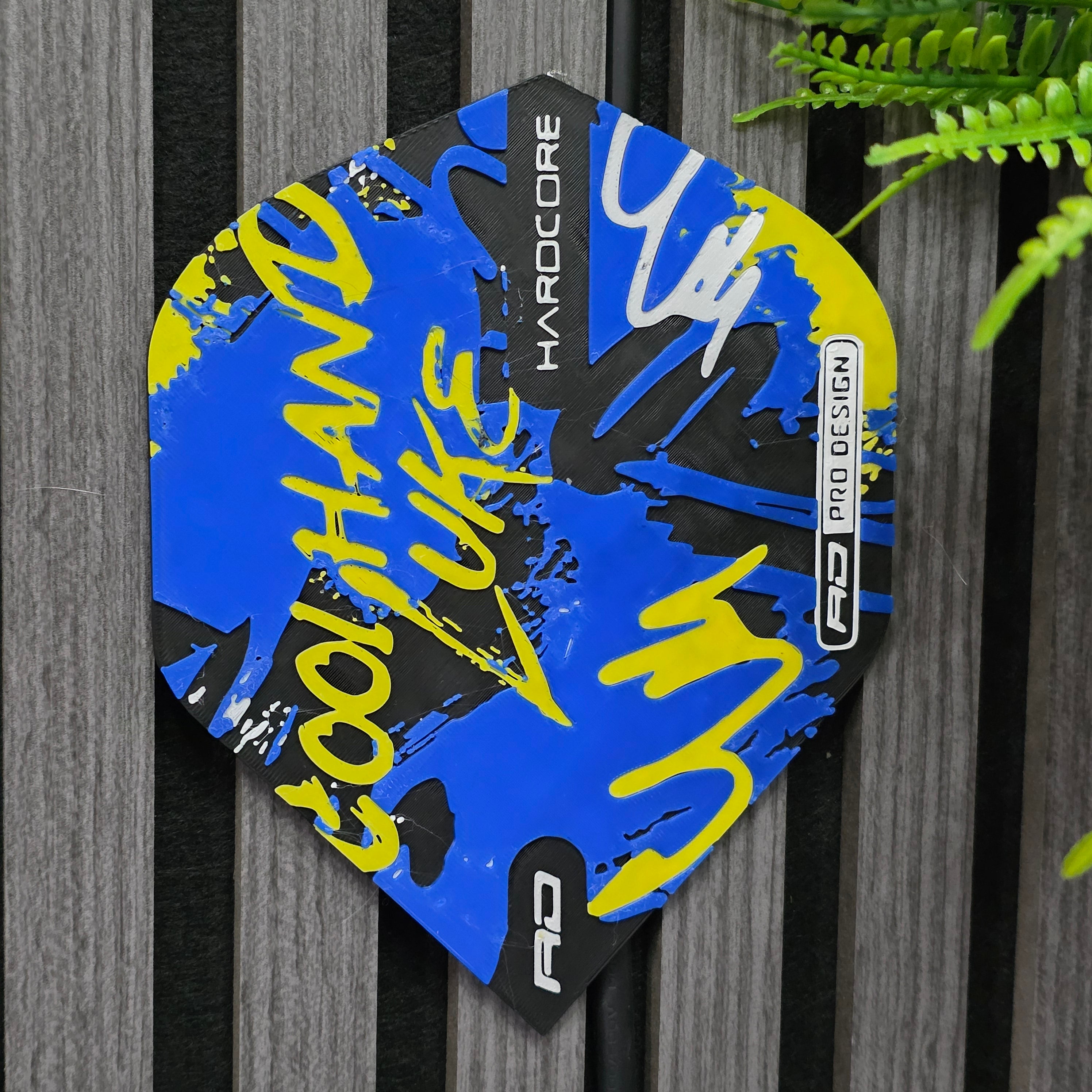 3D Printed Dart Flight Wall Art Home Decor