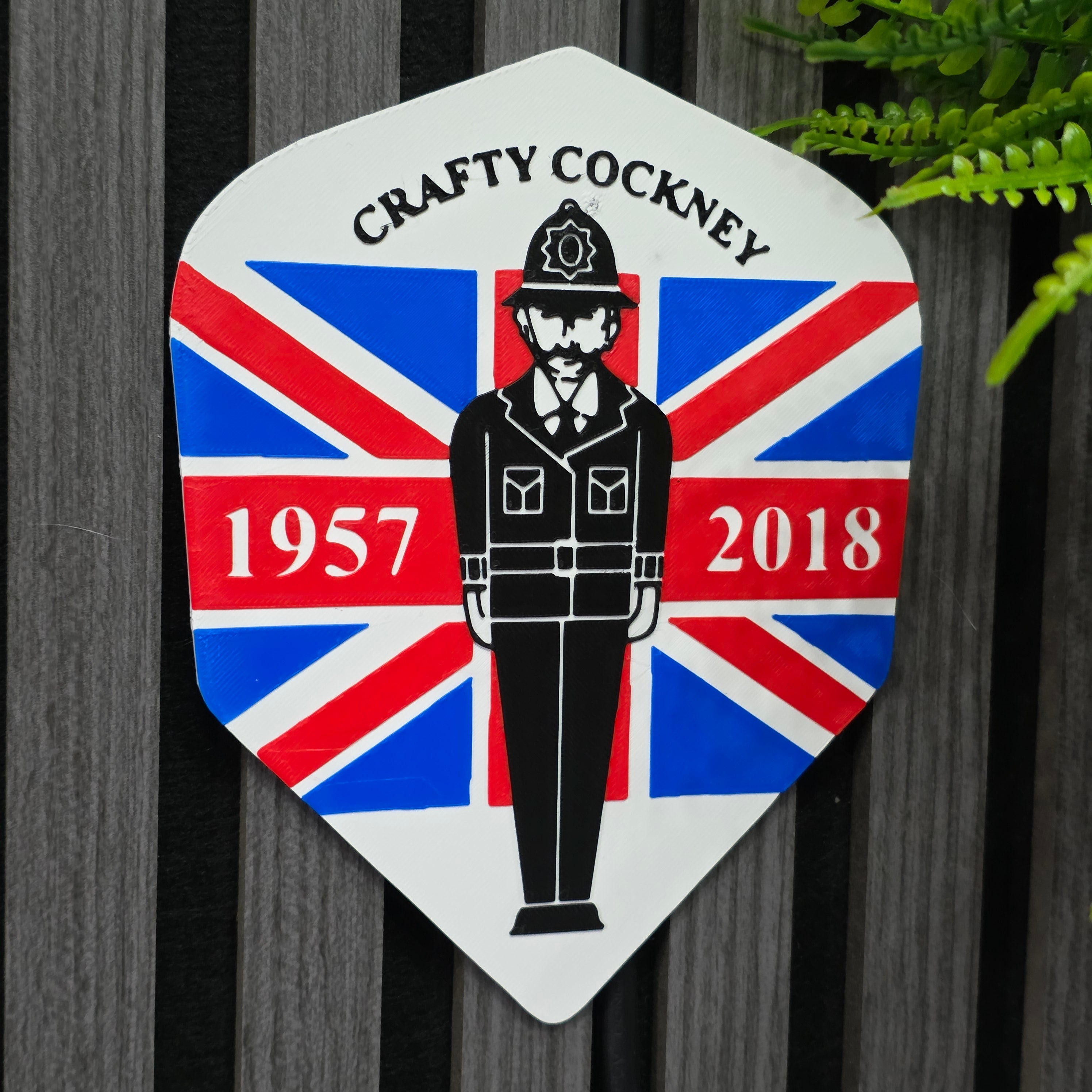 3D Printed Dart Flight Wall Art Home Decor