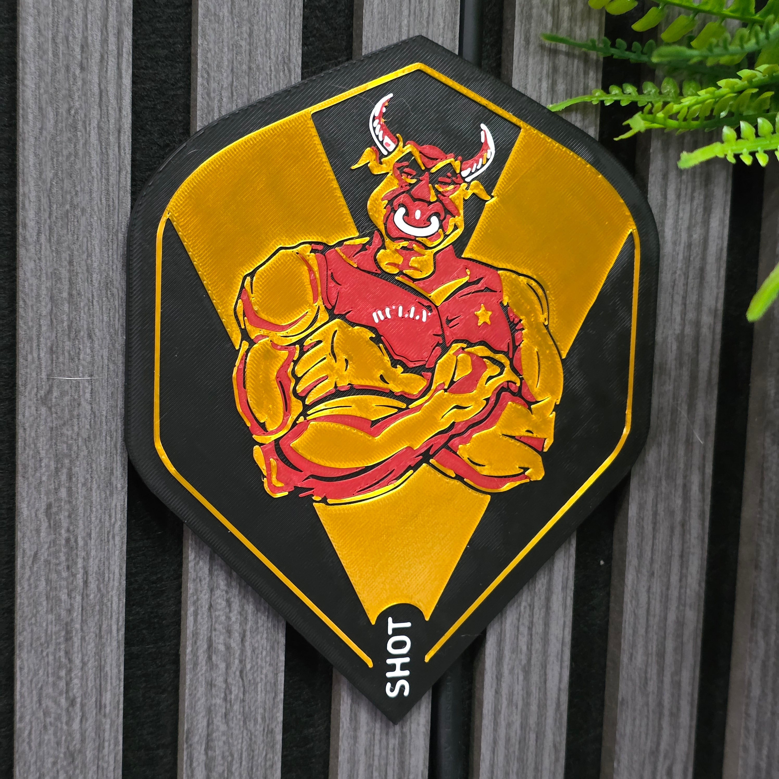 3D Printed Dart Flight Wall Art Home Decor