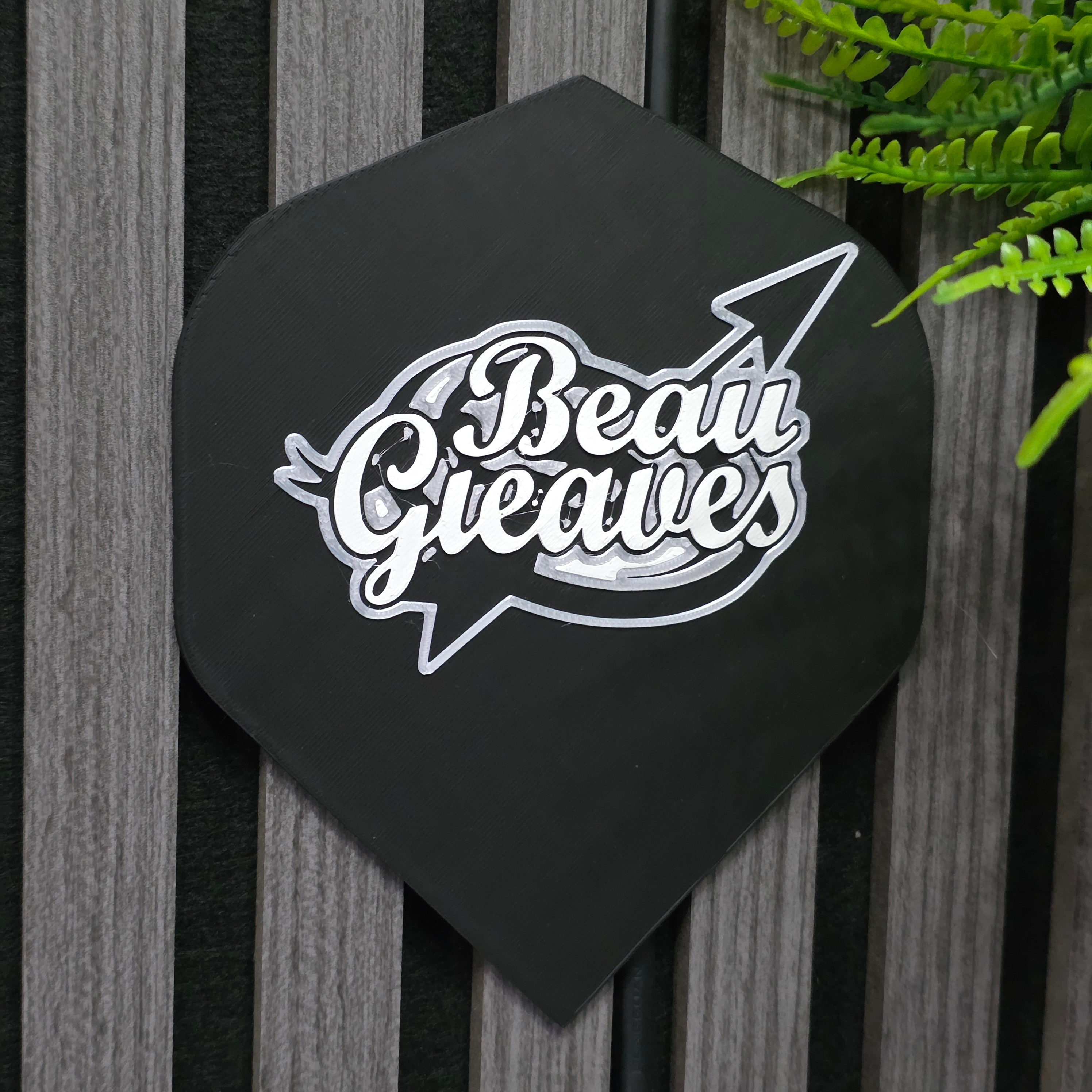 3D Printed Dart Flight Wall Art Home Decor