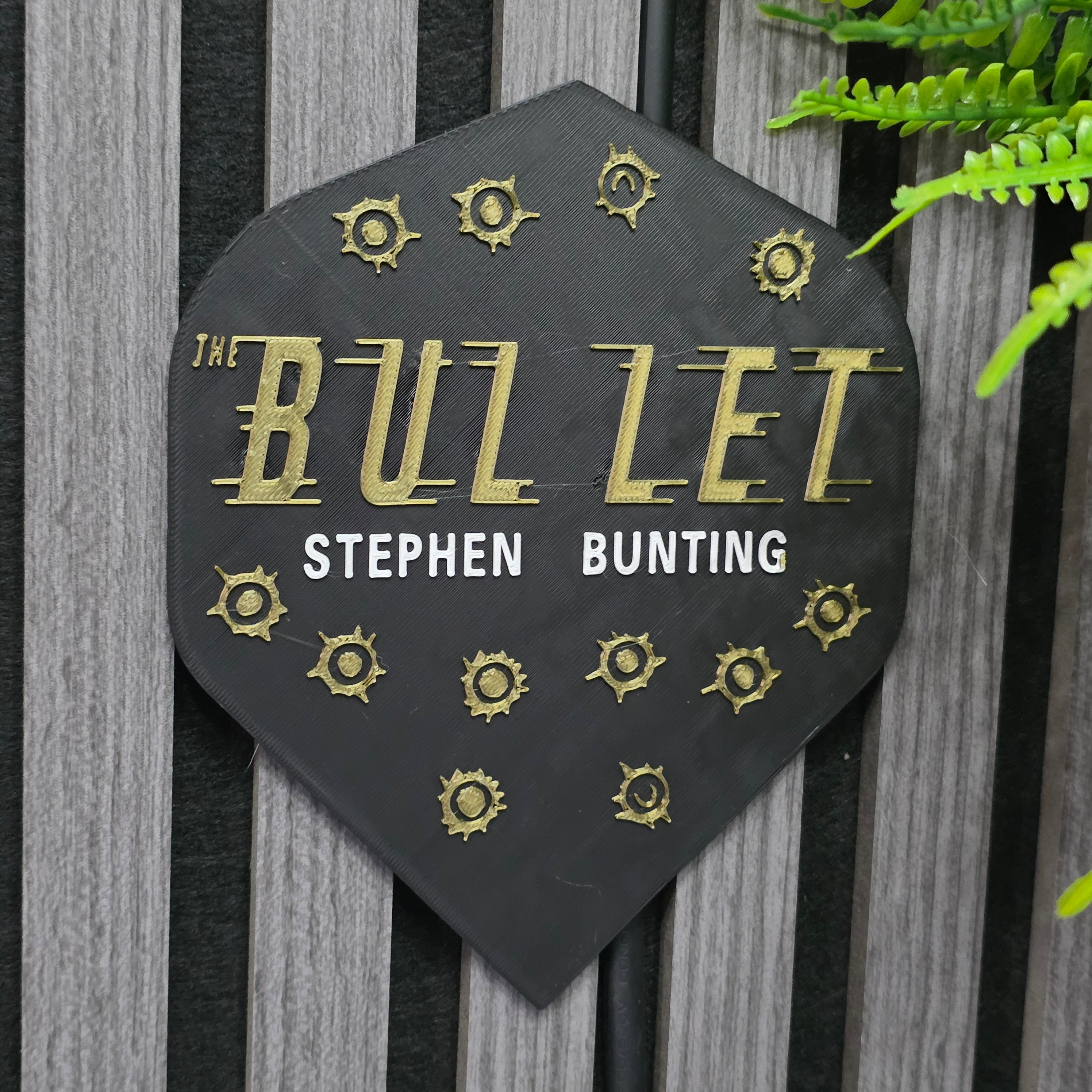 3D Printed Dart Flight Wall Art Home Decor