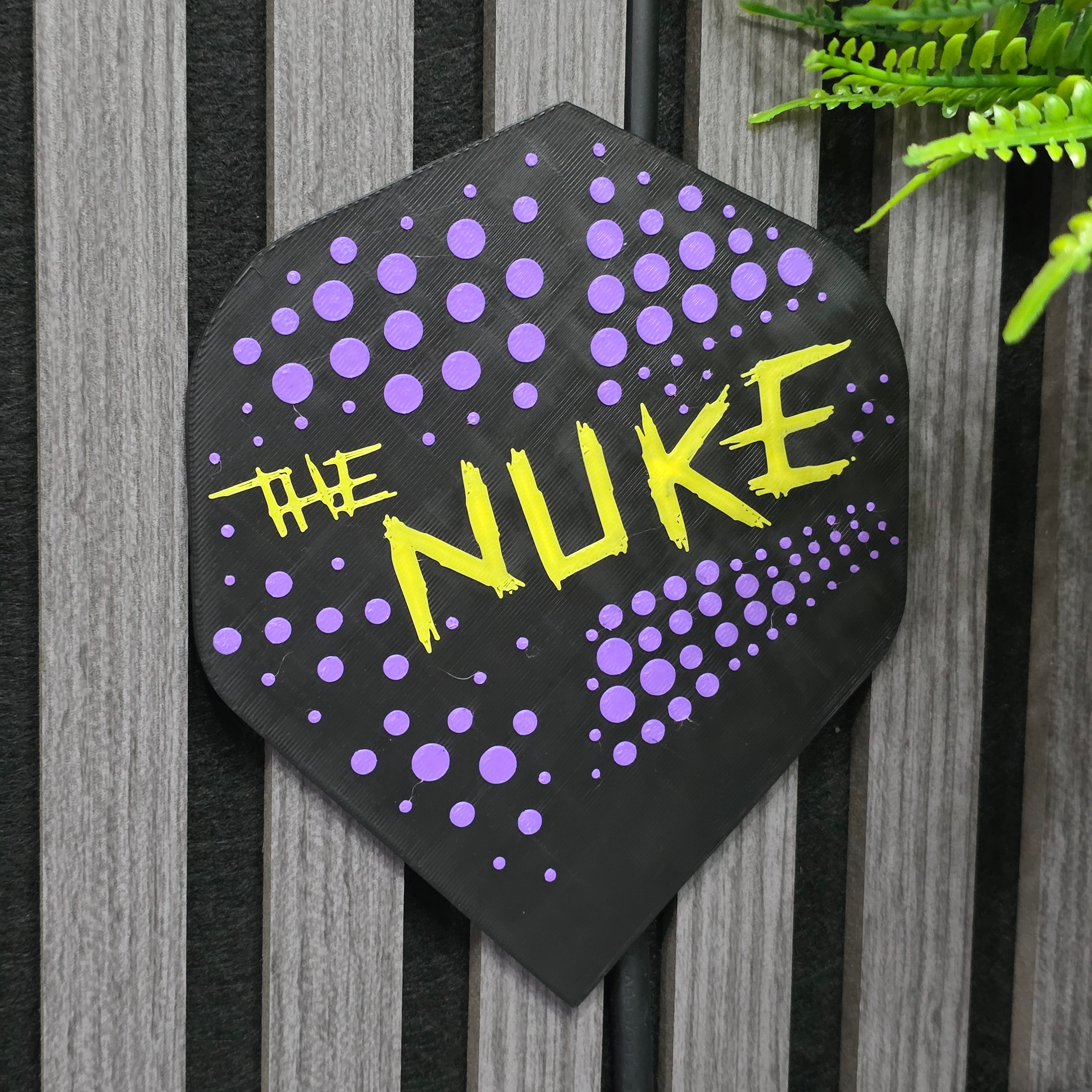 3D Printed Dart Flight Wall Art Home Decor